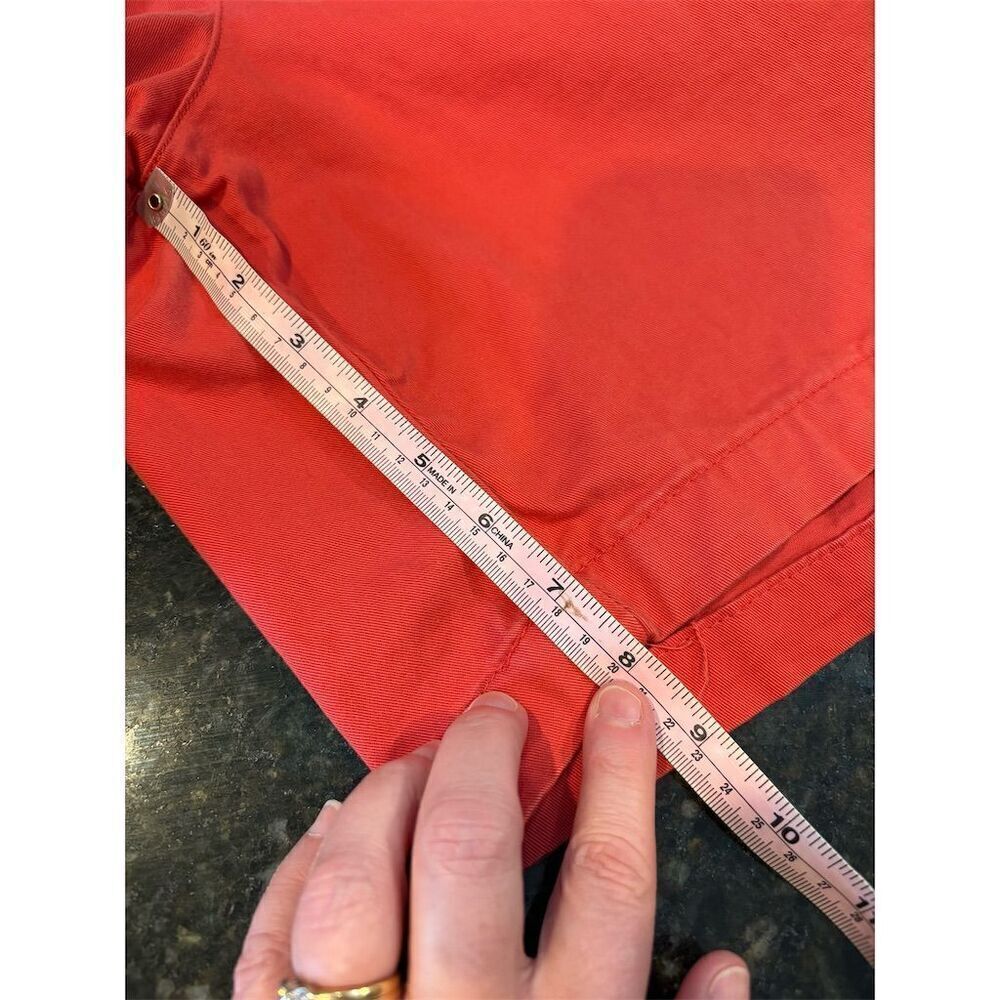 Saddlebred Men's Chino Shorts 42W Reddish Orange Casual Summer Wear - Picture 10 of 10